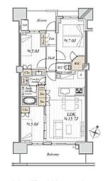 クラッシィハウス世田谷公園 3LDKの間取図画像