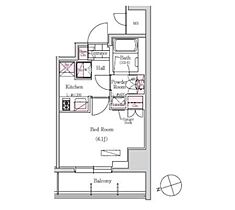 アーバネックス三田  ｜ 東京都港区芝１丁目（賃貸マンション1K・14階・20.20㎡） その2