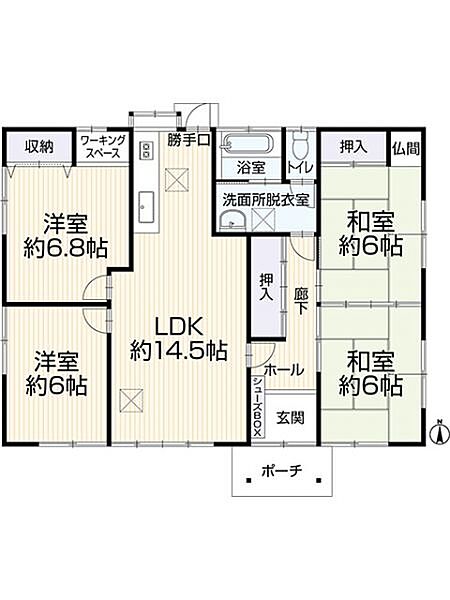 間取りを拡大表示
