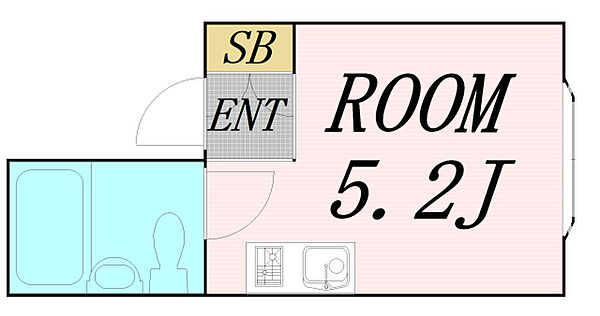 大阪府吹田市泉町5丁目(賃貸マンション1R・3階・13.53㎡)の写真 その2