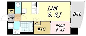 大阪府大阪市西区川口3丁目（賃貸マンション1LDK・9階・29.62㎡） その2