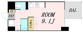 エスティライフ大阪都島  ｜ 大阪府大阪市都島区友渕町2丁目（賃貸マンション1R・8階・24.17㎡） その2