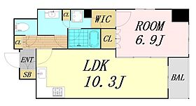 アルス心斎橋UNAGIDANI  ｜ 大阪府大阪市中央区東心斎橋1丁目（賃貸マンション1LDK・2階・44.46㎡） その1