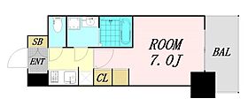 S-RESIDENCEドーム前千代崎  ｜ 大阪府大阪市西区千代崎1丁目（賃貸マンション1K・5階・21.99㎡） その2