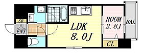 Fortuney江坂II  ｜ 大阪府吹田市豊津町（賃貸マンション1LDK・6階・30.15㎡） その2