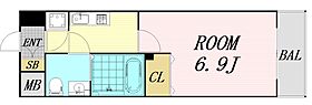 レジュールアッシュ大阪城ノルド  ｜ 大阪府大阪市都島区中野町1丁目（賃貸マンション1K・7階・24.49㎡） その2