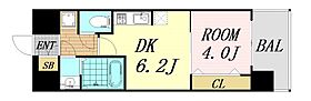 スプランディッド中之島WEST  ｜ 大阪府大阪市福島区玉川3丁目（賃貸マンション1DK・9階・28.15㎡） その2