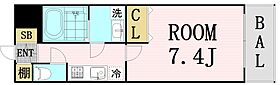 サムティ北梅田VESSEL  ｜ 大阪府大阪市北区中津7丁目（賃貸マンション1K・4階・24.60㎡） その2