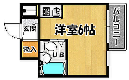 兵庫県明石市大明石町2丁目(賃貸マンション1R・3階・18.50㎡)の写真 その2