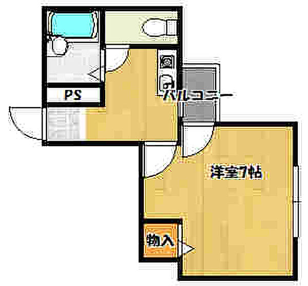 兵庫県明石市本町1丁目(賃貸マンション1K・5階・21.15㎡)の写真 その2