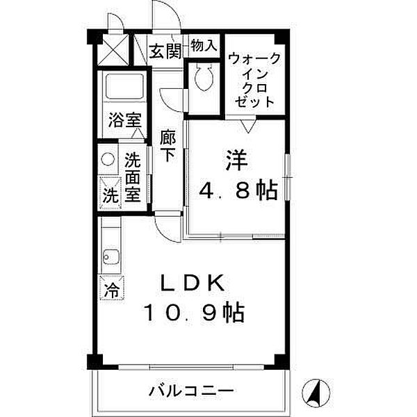 兵庫県姫路市大津区真砂町(賃貸アパート1LDK・2階・42.00㎡)の写真 その2