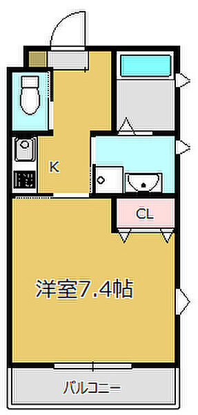 兵庫県加古川市加古川町本町(賃貸アパート1K・3階・24.84㎡)の写真 その2