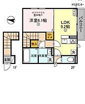 兵庫県神戸市垂水区名谷町（賃貸アパート1LDK・2階・45.75㎡） その2