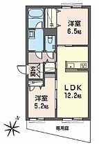 兵庫県明石市大久保町福田1丁目（賃貸アパート2LDK・1階・55.66㎡） その2