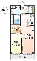 兵庫県明石市魚住町中尾（賃貸マンション1LDK・1階・41.85㎡） その2