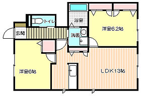 兵庫県姫路市仁豊野（賃貸アパート2LDK・1階・57.87㎡） その2