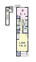 兵庫県姫路市東今宿6丁目（賃貸アパート1LDK・2階・43.79㎡） その2