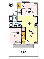 兵庫県神戸市西区伊川谷町有瀬（賃貸アパート2LDK・1階・53.46㎡） その2