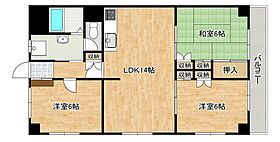 兵庫県神戸市東灘区御影山手2丁目（賃貸マンション3LDK・2階・68.53㎡） その2