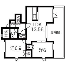 兵庫県相生市赤坂1丁目（賃貸アパート2LDK・1階・63.34㎡） その2