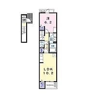 兵庫県姫路市野里（賃貸アパート1LDK・2階・43.79㎡） その2