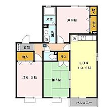 兵庫県三木市大村（賃貸アパート3LDK・2階・65.46㎡） その2