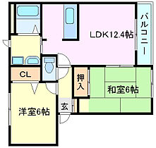 兵庫県明石市魚住町住吉2丁目（賃貸アパート2LDK・2階・52.88㎡） その2