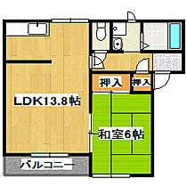 兵庫県明石市魚住町住吉2丁目（賃貸アパート1LDK・1階・46.32㎡） その2