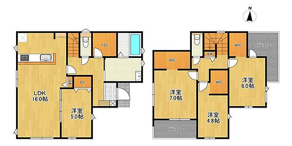 間取りを拡大表示