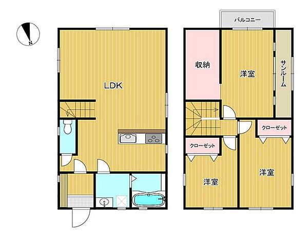 間取りを拡大表示