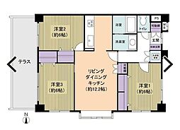 間取図画像 3LDK