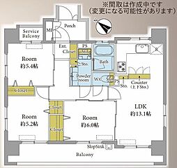 間取図画像 3LDK
