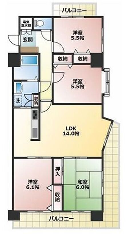 【間取図】実際の建物を見て・触って・体感できます！是非ご内観下さい!!
