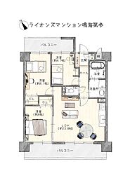間取図画像 3LDK