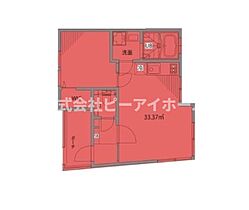 東京都品川区中延4丁目（賃貸アパート1LDK・3階・33.37㎡） その2