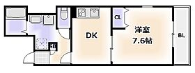 大阪府大阪市天王寺区大道3丁目（賃貸マンション1DK・4階・32.23㎡） その2