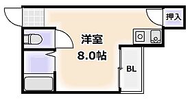 大阪府大阪市東住吉区田辺5丁目（賃貸マンション1R・4階・17.46㎡） その2