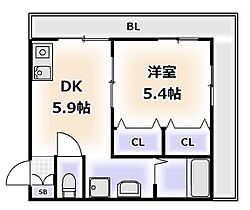 大阪府大阪市阿倍野区王子町2丁目（賃貸マンション1DK・3階・28.00㎡） その2