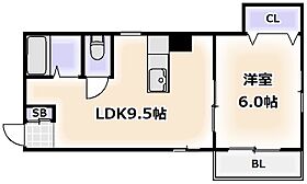 大阪府大阪市東住吉区田辺6丁目（賃貸マンション1LDK・5階・32.00㎡） その2