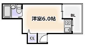 大阪府大阪市東住吉区田辺1丁目（賃貸マンション1R・5階・15.00㎡） その2