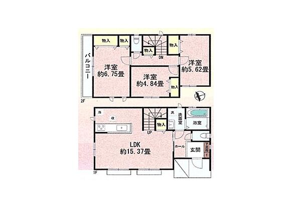 間取りを拡大表示