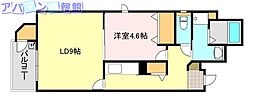 フラワーフェアリ 1LDKの間取図画像