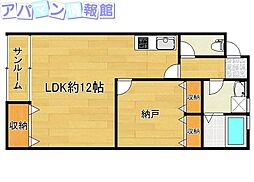 ファインコート 1SDKの間取図画像