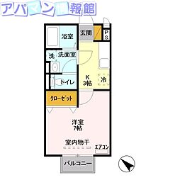 クレベール東出来島 2階