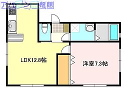 フローラ2 1LDKの間取図画像