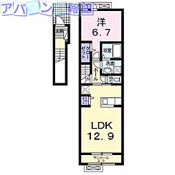 ブリーゼ小張木II 2階/-