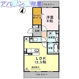 レイクサイドA 1階