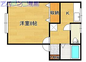 ミニーハウスB  ｜ 新潟県新潟市中央区下所島2丁目14-19（賃貸アパート1K・1階・24.60㎡） その2