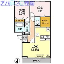 ロイヤルガーデンコート新和A  ｜ 新潟県新潟市中央区新和2丁目10-13（賃貸アパート2LDK・2階・58.07㎡） その2