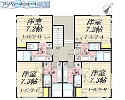 ウェブルームUniversity 1Kの間取図画像